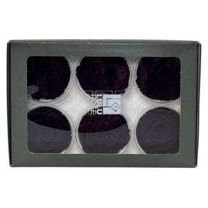 Trandafiri criogenati Lulu L CHARMING PURPLE (dia. 6-6,5cm, set 6 buc)