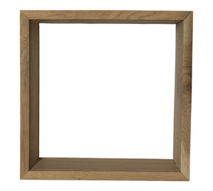 Rama Patrata Nature 27x27cm din lemn, potrivita pentru decoratiuni florale, cu design simplu si elegant, fara plexiglas aplicat.