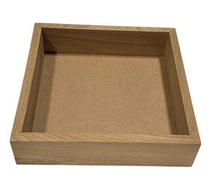 Rama Patrata Nature pentru tablou 27x27cm, ideală pentru decoruri naturale cu flori cadou sau plante criogenate din florărie online.