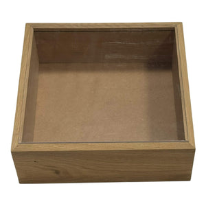 Rama Nature 27x27cm cu fata din plexiglas, perfecta pentru expunerea florilor criogenate in decoruri elegante