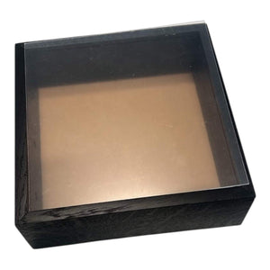 Rama Patrata Neagra pentru Tablou 27x27cm cu Plexiglas, ideala pentru flori criogenate sau decoratiuni de perete