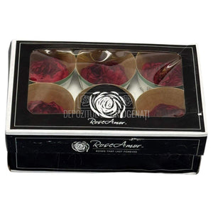 Trandafiri Criogenati NIKI RED - 01 - set 6 buc - Depozitul de Criogenati