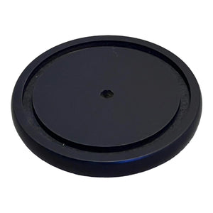 Cupola sticla 10x20cm (blat lemn negru)