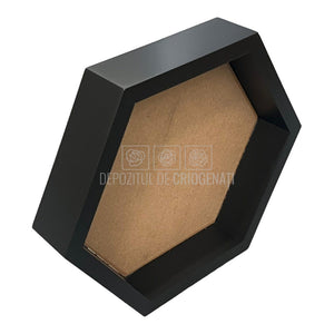 Rama hexagonala tablou Ø35cm x h6cm - DepozituldeCriogenati.ro