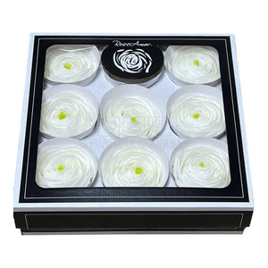 Ranunculus Criogenat WHI-01 (Ø6cm, set 9 buc /cutie) - DepozituldeCriogenati.ro