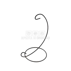 Suport metalic negru pentru Globuri de sticla (suspendate) - DepozituldeCriogenati.ro
