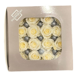 Trandafiri Criogenati PRINCESS CHAMPAGNE (Ø2,5-3cm, 16 buc) - DepozituldeCriogenati.ro