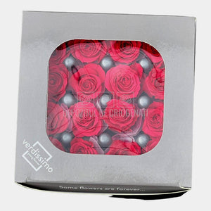 Trandafiri Criogenati PRINCESS DARK PINK (Ø2,5-3cm, set 16 buc) - DepozituldeCriogenati.ro