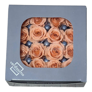 Trandafiri Criogenati PRINCESS PEACH (Ø2,5-3cm, set 16 buc /cutie) - DepozituldeCriogenati.ro