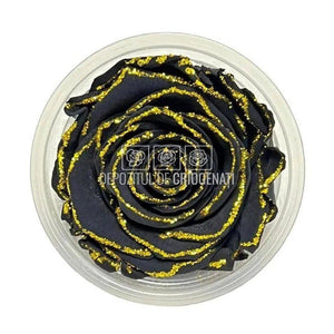 Trandafiri Criogenati XL GLITTER GOLD BLA-01 (Ø6-6,5cm set 6 buc) - DepozituldeCriogenati.ro