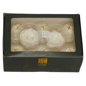 Trandafiri Criogenati Lulu S Angelical White (Ø4,5-5cm, 8 buc)