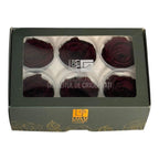 Trandafiri criogenati Lulu L ELEGANT RED WINE (dia. 6-6,5cm, set 6 buc)