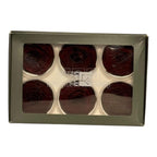Trandafiri criogenati Lulu L ELEGANT RED WINE (dia. 6-6,5cm, set 6 buc)