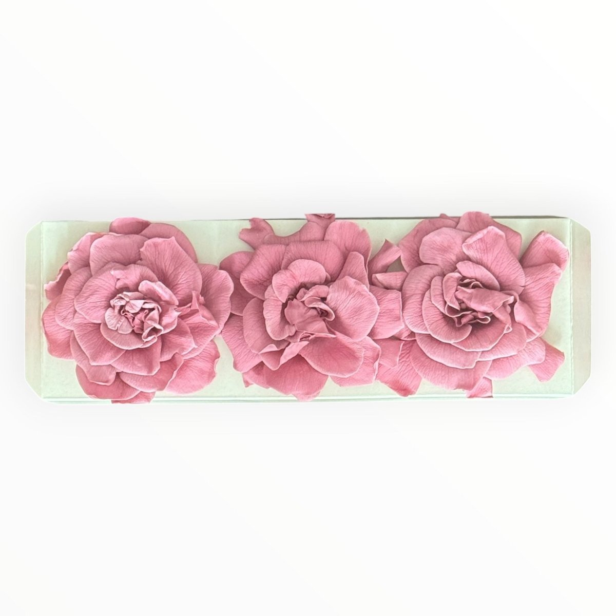 Floare Criogenata Roz pudrat Gardenia pentru decor - Depozitul de Criogenati
