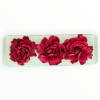 Floare criogenata visinie GARDENIA BURGUNDY (dia. 7 - 8cm) - Depozitul de Criogenati