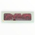 Floare criogenata visinie GARDENIA BURGUNDY (dia. 7 - 8cm) - Depozitul de Criogenati