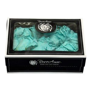 Petale turquoise de Trandafiri Criogenati RoseAmor PUR - 02 la Cutie 100 gr - Depozitul de Criogenati