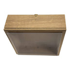 Rama Patrata Nature 27x27cm cu sistem de prindere si plexiglas frontal, perfecta pentru decoratiuni florale