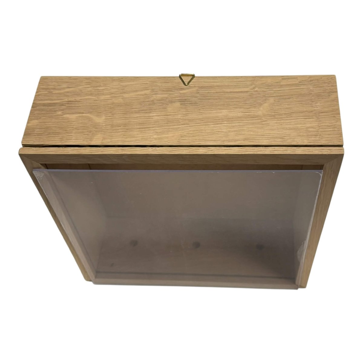 Rama Patrata Nature 27x27cm cu sistem de prindere si plexiglas frontal, perfecta pentru decoratiuni florale