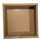 Rama Patrata Nature din lemn pentru tablou 27x27cm, ideala pentru flori criogenate, inchisa cu plexiglas transparent