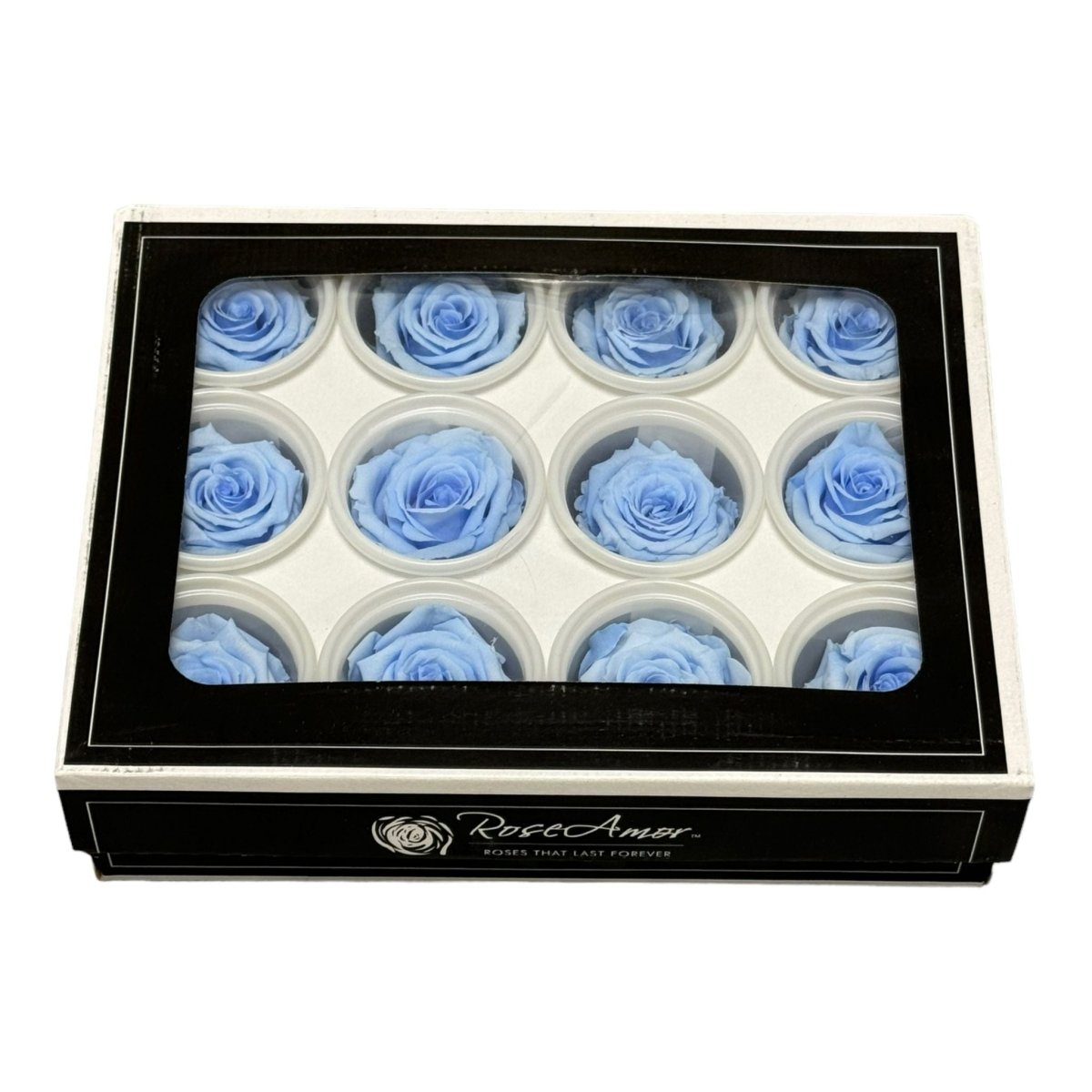 Trandafiri Criogenati S BLU-89 (dia. 3-4cm, set 12 buc /cutie) - DepozituldeCriogenati.ro