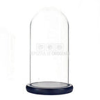 Cupola sticla 12x25cm (blat lemn negru)