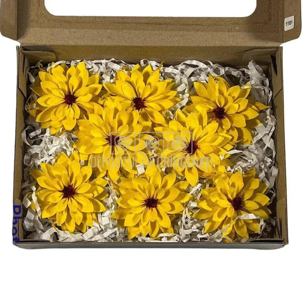 Dalia Criogenata DALIA YEL-02 Ø8cm, set 8 buc/cutie - DepozituldeCriogenati.ro