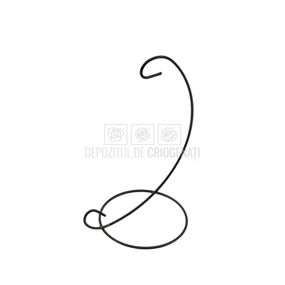 Suport metalic negru pentru Globuri de sticla (suspendate) - DepozituldeCriogenati.ro
