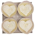 Trandafir Criogenat BELLA CORAZON WHI-01 (Ø7-8cm, 4 buc /cutie) - DepozituldeCriogenati.ro