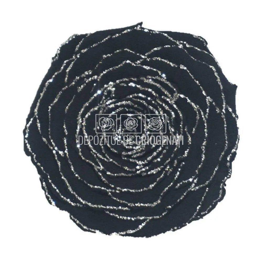 Trandafir Criogenat XXL GLITTER SILVER BLA-01 Ø9,5cm, 1 buc/cutie - DepozituldeCriogenati.ro