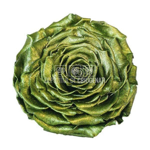 Trandafir Criogenat XXL METALLIC DEEP GREEN (Ø9,5cm, 1 buc/cutie) - DepozituldeCriogenati.ro