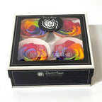 Trandafiri BELLA RAINBOW RED-02 (Ø7,5-8cm, set 4buc) - DepozituldeCriogenati.ro