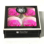 Trandafiri Criogenati BELLA PIN-07 (Ø7,5-8cm, set 4 buc /cutie) - DepozituldeCriogenati.ro