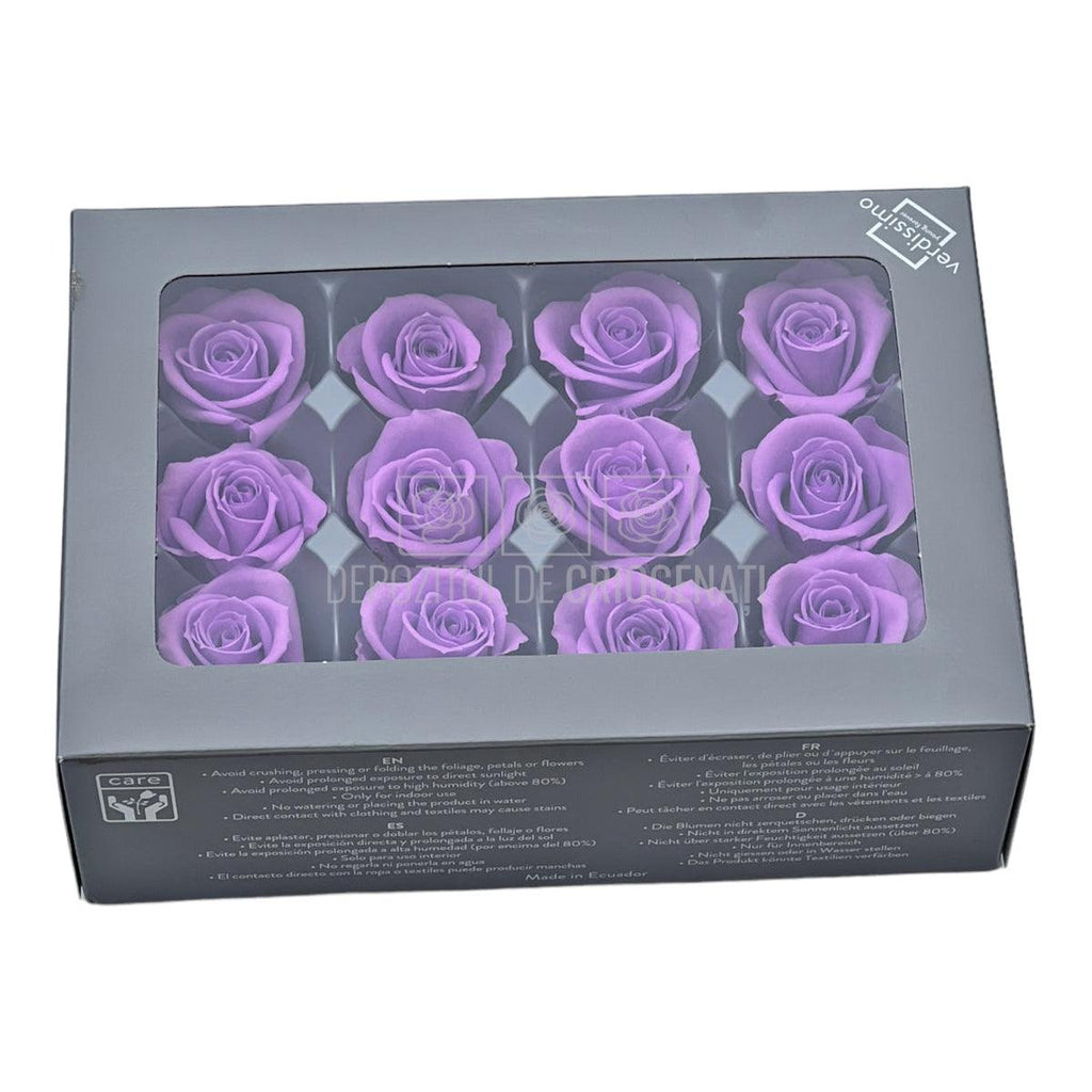 Trandafiri Criogenati Mini Bright Lila (Ø3,5-4,5cm, set 12 buc) - DepozituldeCriogenati.ro