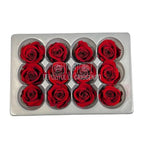 Trandafiri Criogenati MINI BURGUNDY (Ø3,5-4,5cm, set 12 buc) - DepozituldeCriogenati.ro
