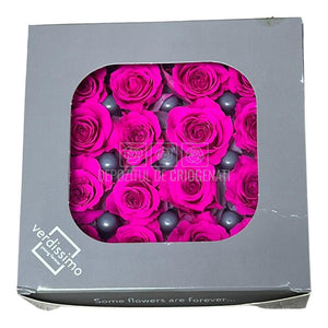 Trandafiri Criogenati PRINCESS BRIGHT PINK (Ø2,5-3cm, set 16 buc /cutie) - DepozituldeCriogenati.ro