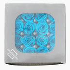 Trandafiri Criogenati PRINCESS TURQUOISE (Ø2,5-3cm, set 16 buc) - DepozituldeCriogenati.ro