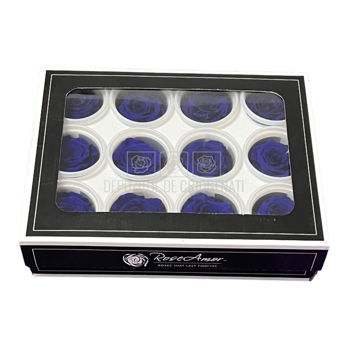 Trandafiri Criogenati S BLU-03 (Ø3-4cm, set 12 buc /cutie) - DepozituldeCriogenati.ro